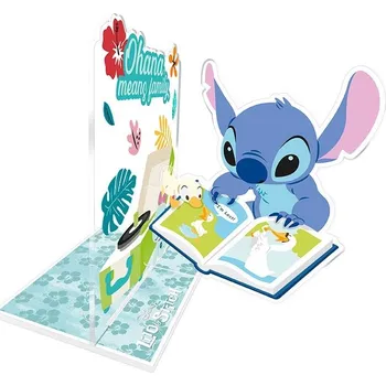 Akrylová zarážka na knihy Lilo & Stitch - Stitch