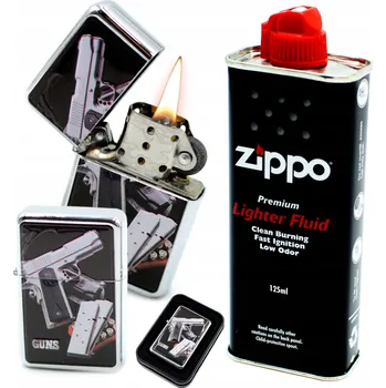 Sada benzínového ZAPALOVAČ ZIPPO + benzín 125 ml
