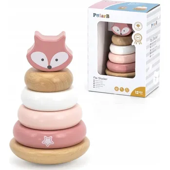 Dřevěná hračka Viga 44206 PolarB Pyramid Liška