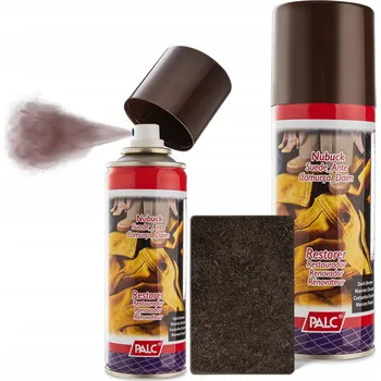 Barva ve spreji 2x Sprej Palc na Semiš a Nubuk Barva Tmavě Hnědá