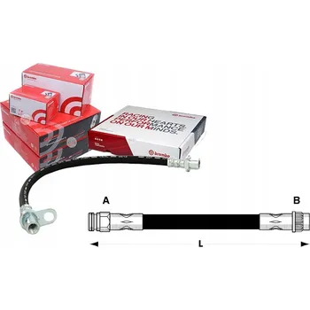 Brzdová hadice Brembo T 61 053 Brzdová hadice, flexibilní