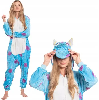 Dámské pyžamo Dámské pyžamo kombinéza Kigurumi Overal Sulivan Modrá 165-175 cm L
