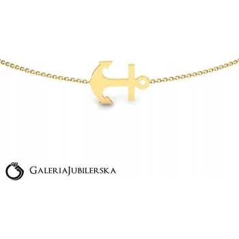 Náramek ZLATÝ NÁRAMEK KOTVA PRO ŠTĚSTÍ 14K ZLATO