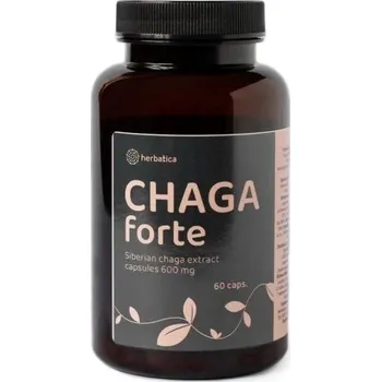 Přírodní produkt Herbatica Chaga Forte 600 mg, 60 cps.