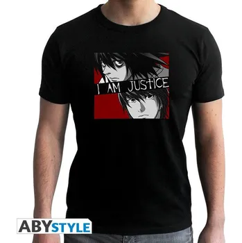 Pánské tričko Death Note Tričko I Am Justice L