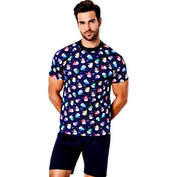 Pánské pyžamo Pánské Pyžamo Krátké FOLTÝN PK 532 Velikost: 6XL