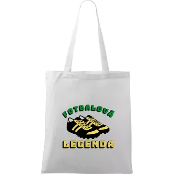 Fotbalová legenda kopačky - Taška bavlněná - 42 x 38 cm ( Bílá )