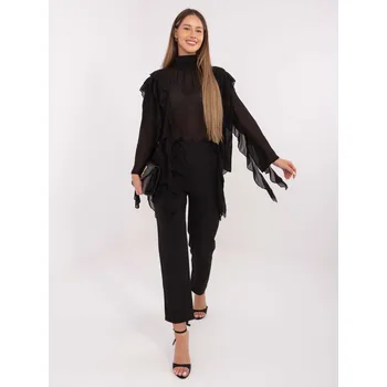 Dámská halenka Halenka PM BZ J1005.25 černá jedna velikost