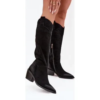 Dámské kozačky Kozačky na podpatku model 221160 Step in style 39