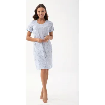 Dámská košile Dámská Košile Luna 284 Kr/R 4Xl modrá 4XL