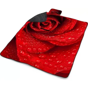 deka Sablio Plážová deka Květ růže: 200x140 cm