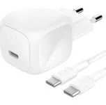 Belkin BOOST CHARGE™ 45W USB-C Power Delivery PPS nástěnná nabíječka + 1m USB-C na USB-C kabel, bílá