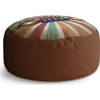 Taburet Sablio Taburet Circle Seriál přátelé CENTRAL PERK Abstrakce: 38x48 cm