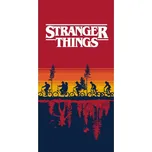 Červená bavlněná dětská osuška 70x140 cm Stranger Things – Jerry Fabrics ID_1829430