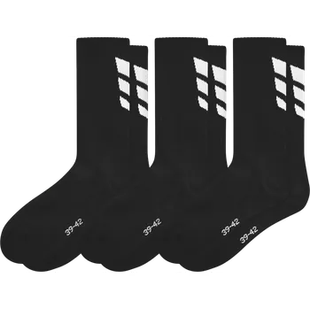 Pánské ponožky Ponožky Erima 3 Wings 3Pack 2182501-schwarz Velikost 47-50