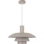 Lustr na lanku FERRO 1xE27/15W/230V šedá