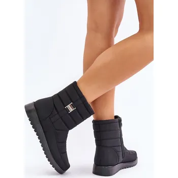 Dívčí sněhule Lehké Dámské Sněhule Na Zip Černé Mezitha 40