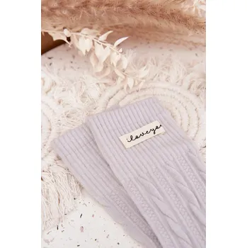 Pánské ponožky Teplé dámské ponožky s vlnou – světle šedé Velikost: 35-38