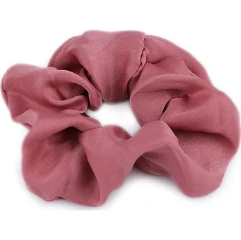 Náramek Gumička scrunchie do vlasů, malé, 2 starorůžová