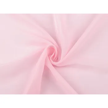 Šifon hladký, střední, 3 (55) růžová sv.