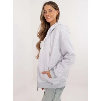 Dámská mikina Mikina CLM BL 1044 1.96 světle šedá S/M