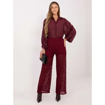 Dámské kalhoty Kalhoty IT SP 9965.77 maroon jedna velikost