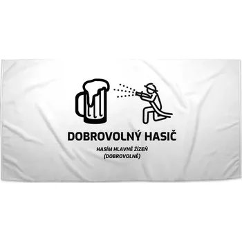 Osuška Sablio Ručník Dobrovolný hasič - 50x100 cm