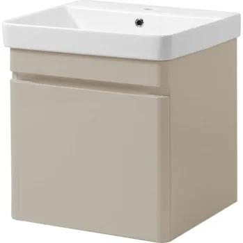 Koupelnový nábytek Lavedo Vivace Mokko Air 50 koupelnová skříňka s umyvadlem, VIV-TP-1-D-50-MOKKO