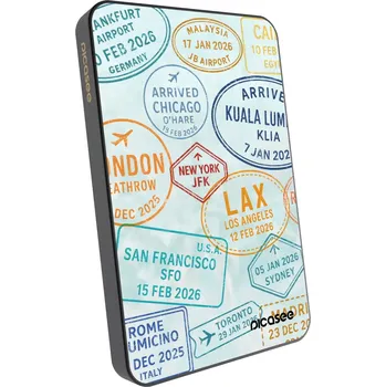 Powerbanka Picasee Powerbanka s MagSafe 5 000 mAh Šedá - PASSPORT EDITION