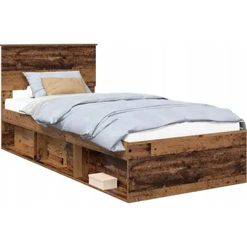 Postel Rámeček postele Staré dřevo 100 x 200 cm Materiál na bázi dřeva