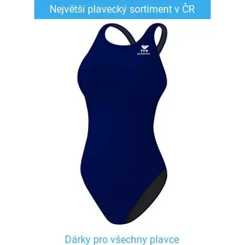 Dámské plavky Tyr Durafast Elite Solid Maxfit Navy XXS - UK28