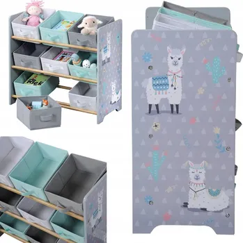 Knihovna Regál Kesper 66 x 30 x 59,5 cm, odstíny šedé