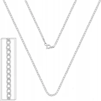 Řetízek Stříbrný řetízek ryzost 925 Elegantní PANCERKA na přívěsky | 40 cm x 2.5 mm