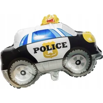Balónek Fóliový balónek Policejní auto 50x48 cm Narozeniny