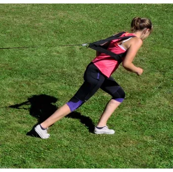 Fotbalová tréninková pomůcka POWER SHOT Rychlostní postroj - ideální pro trénink výbušnosti a rychlosti ČERNÁ