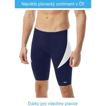 Pánské plavky Tyr Hexa Splice Jammer Navy/White XS - UK30