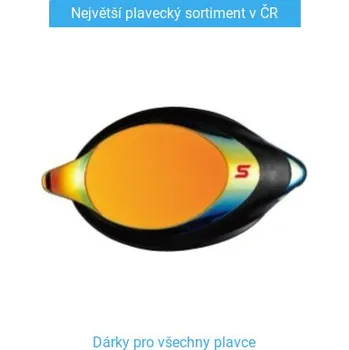 Plavecké brýle Swans SRXCL-MPAF Mirrored Optic Lens Racing Smoke/Orange -4.0