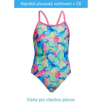 Dívčí plavky Funkita Olive Oily Single Strap One Piece Girls 140cm