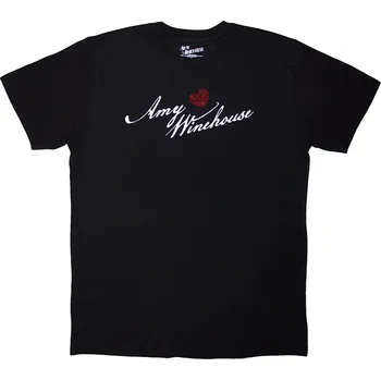 Amy Winehouse Tričko Back To Black Unisex Black XL