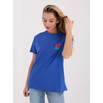 Dámské tričko Tričko D12022AH02645W tmavě modré XS