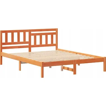 Postel Rámeček postele Voskový Bronz 140 x 200 cm Masivní borovicové dřevo