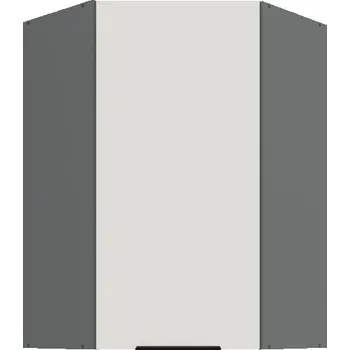 Kuchyňská skříňka Stolarz Lempert Horní rohová kuchyňská skříňka Aria ANT 60x60 GN-90 1F Zvolte barvu dvířek: crystal white