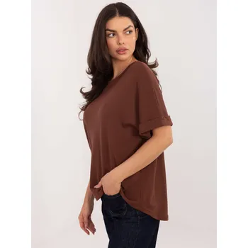 Dámská halenka Halenka MJ BZ H1301.28 hnědá jedna velikost