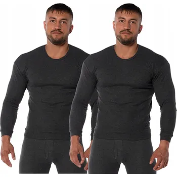 Pánské tričko Pánské Tričko s Dlouhým Rukávem Termo Prádlo Pánské Tričko Termo 2ks XL