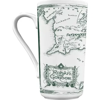 Keramický hrnek Pán prstenů – bílá mapa 470 ml