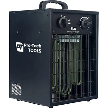 Průmyslové topidlo Pro-Tech TOOLS Elektrický průmyslový ohřívač vzduchu 5KW 01225 BH-50A