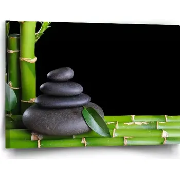 Obraz Sablio Obraz Bambus a kameny - 60x40 cm