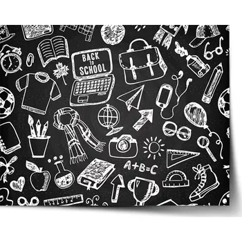 Plakát Sablio Plakát Černobílá škola - 60x40 cm