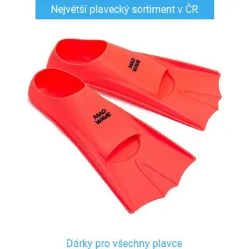 Ploutve Plavecké ploutve Mad Wave Flippers Training Fins Red 38/41