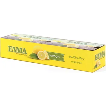 Bonbon ELMA Lemon – žvýkačky s citrónem bez cukru box (10 blistrů)